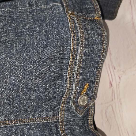 Liz & Co. Woman Stretch Jean Jacket Womens Size 1x - Picture 10 of 13